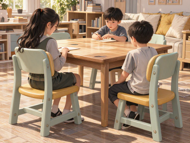 打造客厅亲子区,幼儿园风格学习椅选购与搭配