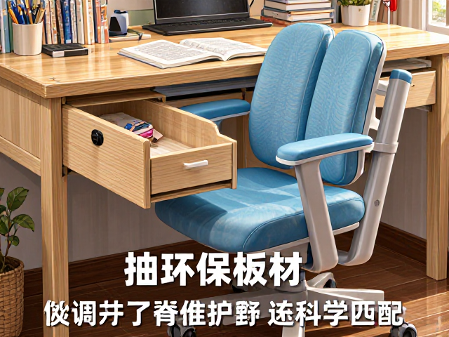 抽屉式学习椅怎么选?优选环保板材,呵护孩子脊椎与健康