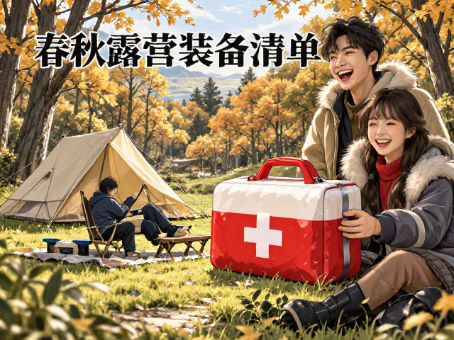 春秋露营装备清单，急救包必备，阖家出游保暖攻略