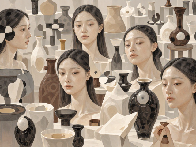 去功能化抽象陶艺，回归原始人性，重塑生活美学