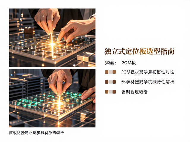 独立式定位板选型指南，POM板与底板材质对比及应用解析