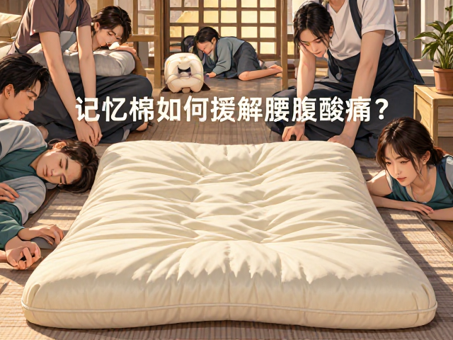 腰椎不适人群必看，记忆棉如何缓解腰腹酸痛？