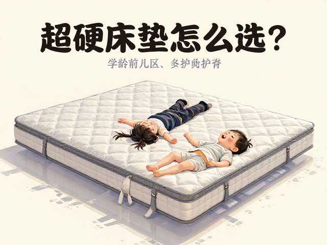 超硬床垫怎么选?学龄前儿童分区护脊,适中缓冲助成长