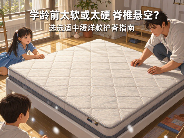 学龄前床垫太软或太硬致脊椎悬空？选适中缓冲款护脊指南
