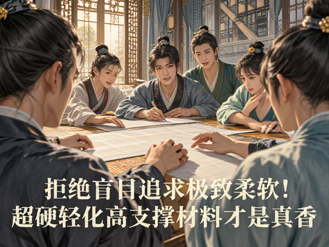 拒绝盲目追求极致柔软!超硬轻量化高支撑材料才是真香