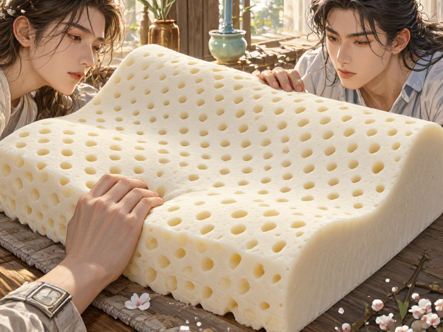 乳胶枕太硬压迫疼痛?选天然乳胶看弹性回弹