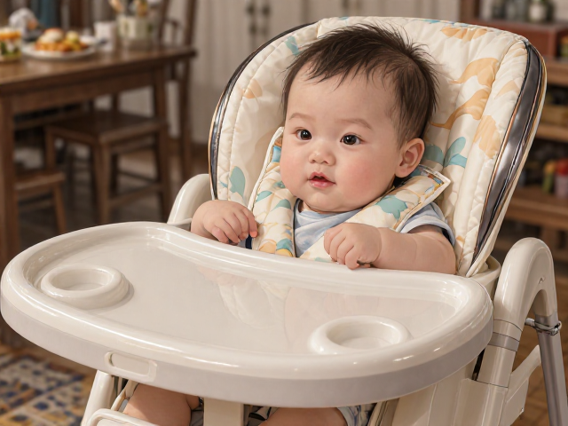 0-3岁婴儿加厚围边餐椅套,迷你尺寸不占空间,防污易洗