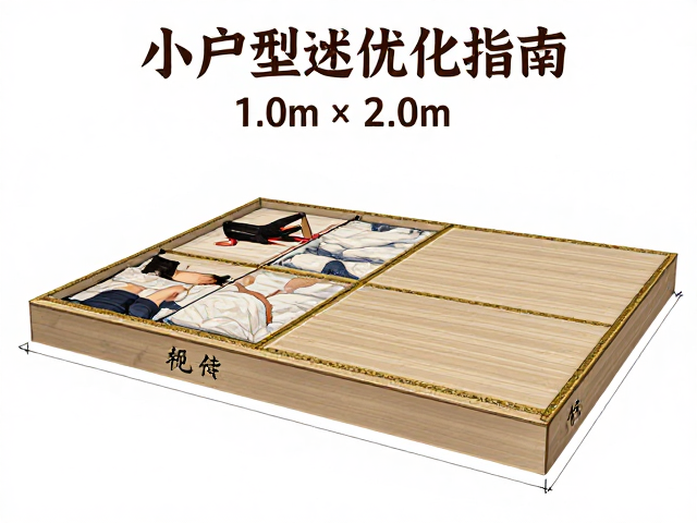 1.0m x 2.0m迷你榻榻米尺寸详解,小户型空间优化指南