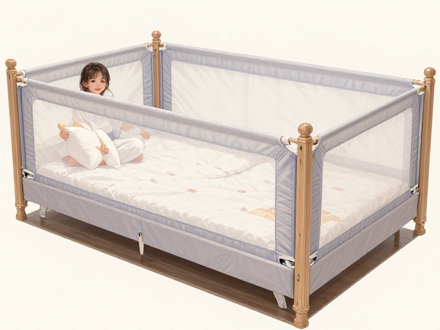 3-6岁幼儿专用迷你床1.5x2.2m,安全舒适助成长