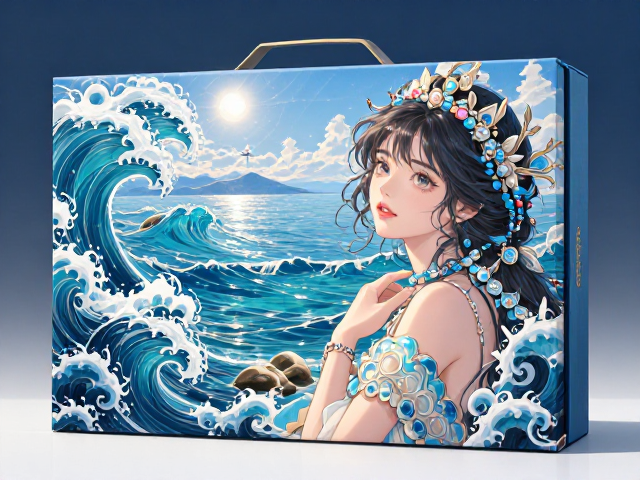 一体压缩海洋主题礼盒，品牌溢价下的质感之选