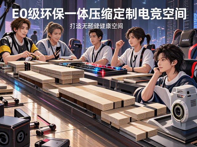 E0级环保一体压缩定制游戏室,打造无醛健康电竞空间