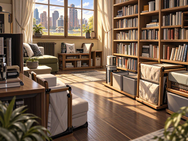 北欧风可折叠家具定制，个性化设计提升空间美感与实用性