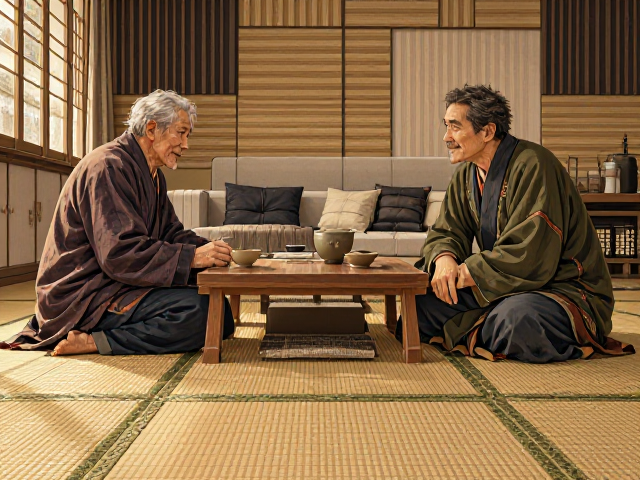 北欧风混搭传统长者低矮榻榻米,温馨舒适的适老化家居设计指南