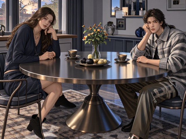 北欧风精致金属脚餐桌，中端千元档高性价比之选