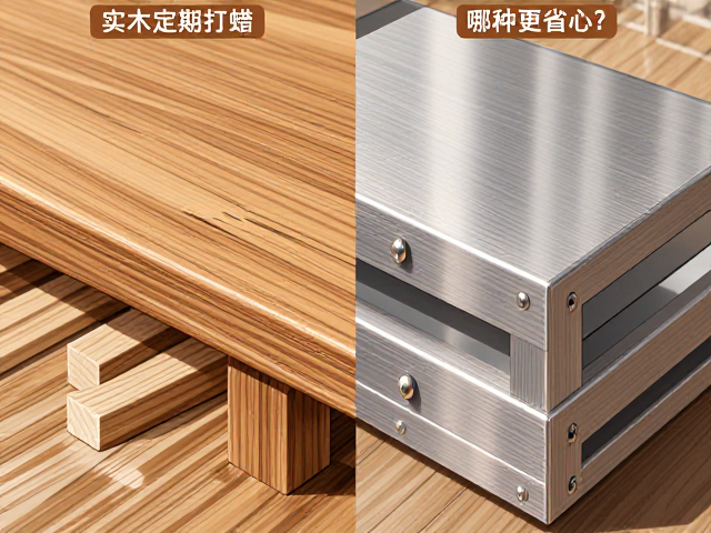 实木与铝合金区别，实木需定期打蜡，哪种更省心？