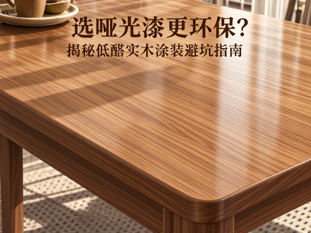 实木家具选哑光漆更环保?揭秘低醛实木涂装避坑指南