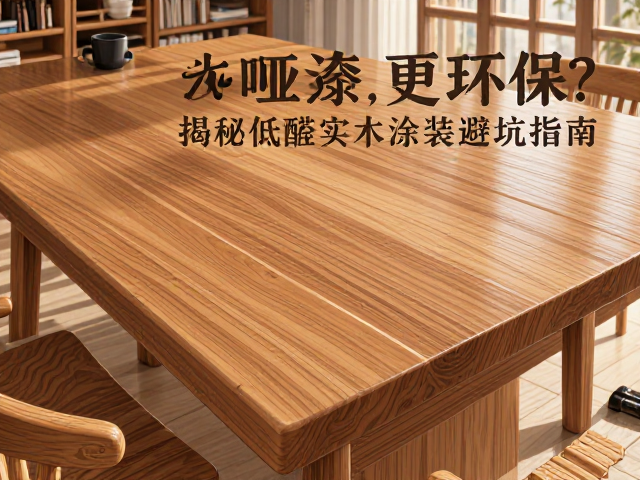 实木家具选哑光漆更环保？揭秘低醛实木涂装避坑指南