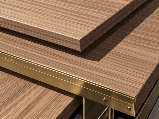 实木与多层实木板搭配黄铜紫铜,揭秘高定家居美学