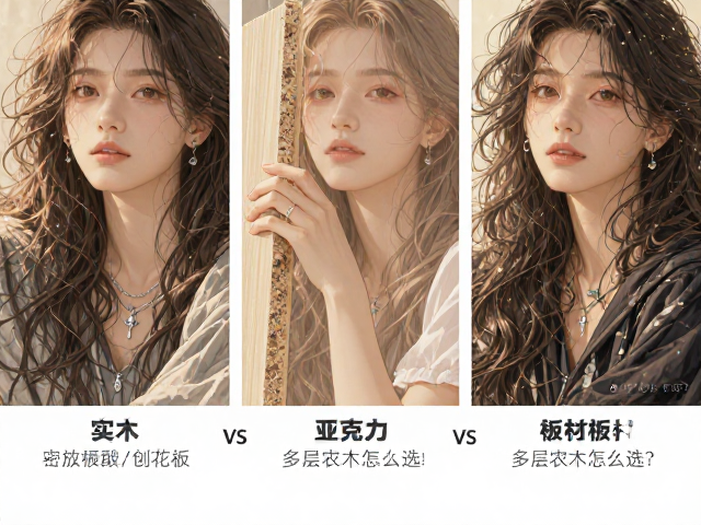 实木vs亚克力vs板材，密度板/刨花板/多层实木怎么选？
