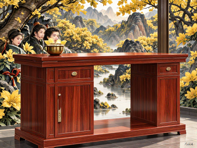 实木与红木(紫檀/花梨)玄关端景设计,打造高级感入户风水