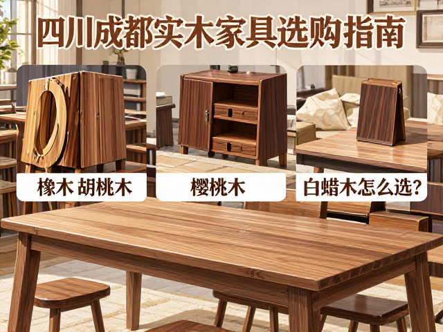 四川成都实木家具选购指南,橡木、胡桃木、樱桃木、白蜡木怎么选?