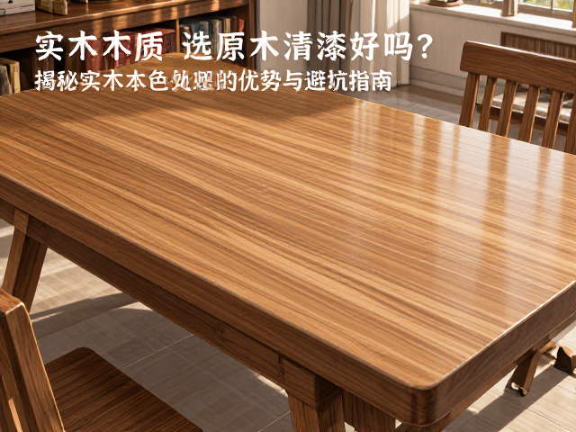 实木家具选原木清漆好吗?揭秘实木本色处理的优势与避坑指南