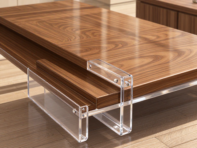 现代风实木与亚克力搭配指南,烤漆工艺提升家居高级感