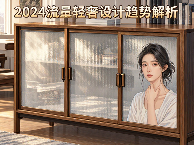 实木金属焊接,磨砂玻璃,2024高流量轻奢家具设计趋势解析