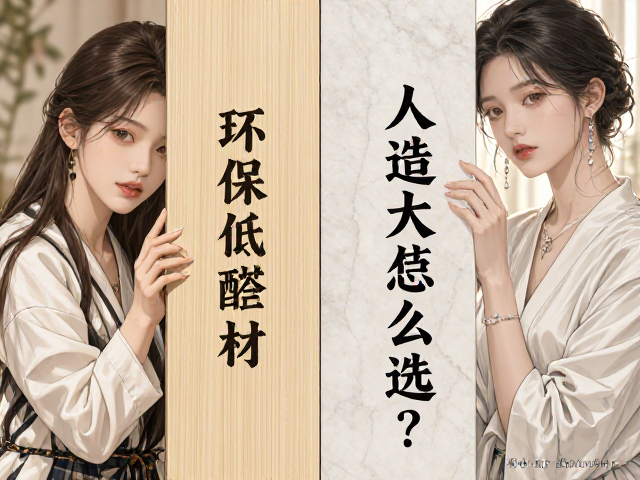 实木与人造大理石怎么选？环保低醛材质对比，避坑指南