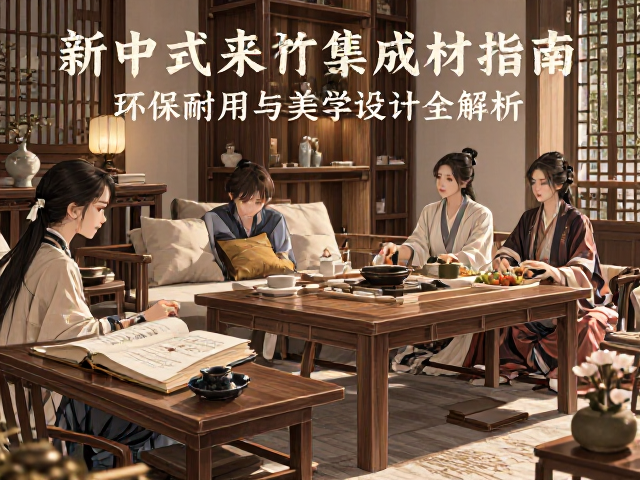 新中式实木竹集成材家具选购指南,环保耐用与美学设计全解析