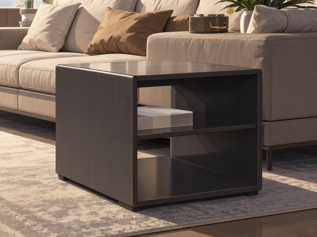 现代简约可收纳边几,与沙发色系完美呼应,提升客厅高级感