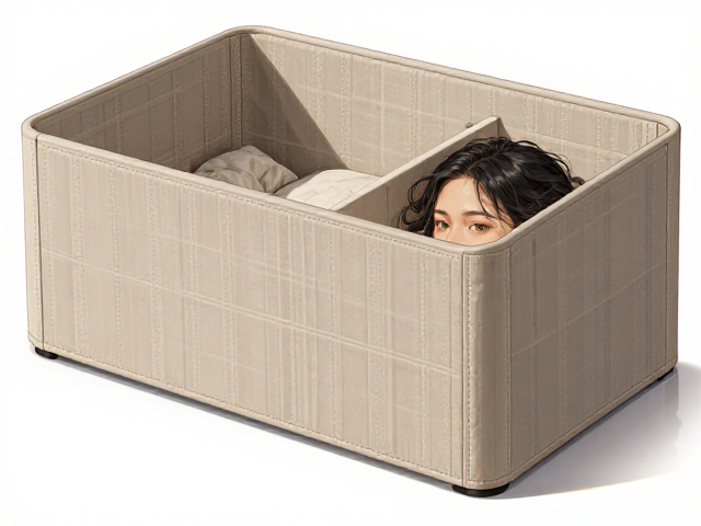 现代简约可收纳家具，边缘圆角设计更安全，提升空间美学与实用性