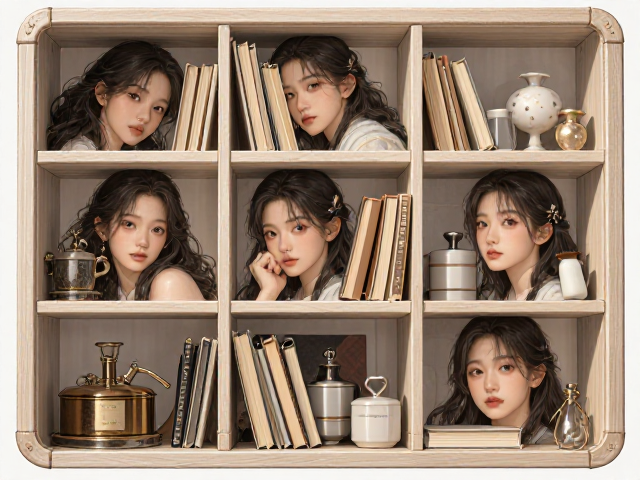 高颜值可收纳置物架，边缘圆角防撞，轻松打造展示装饰品收纳空间