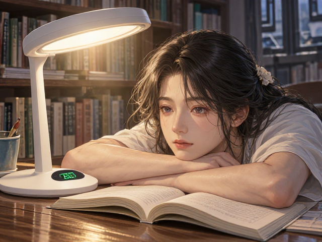 可收纳带温度显示,护眼阅读灯助你科学休息