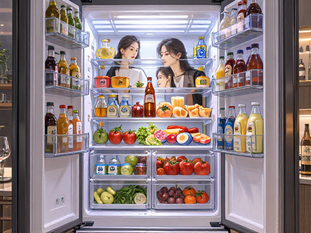 旋转转盘冰箱带温度显示？可收纳设计让保鲜更智能