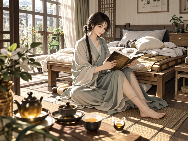午后阅读品茶,打造卧室休闲角,享受静谧时光
