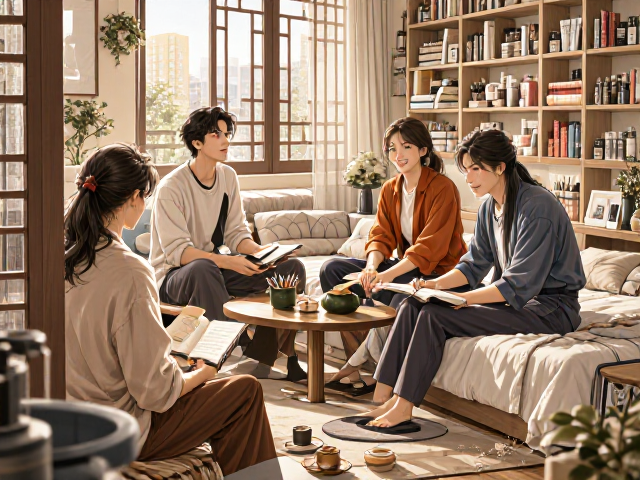 卧室文具收纳整理术,打造家人围坐聊天的温馨角落