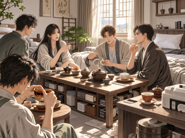 卧室改造茶歇区,亲友聚会聊天,打造专属放松角落