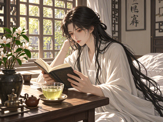 午后阅读品茶,打造卧室阅读放松角落,尽享静谧时光