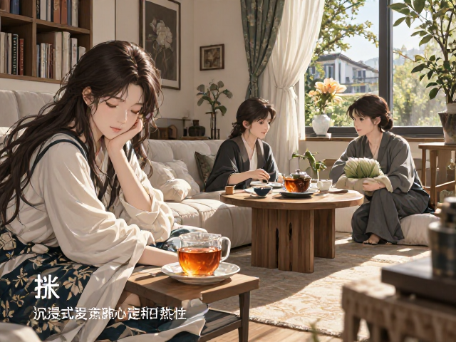 卧室样板间搭配,打造沉浸式茶歇思考区