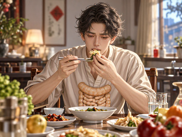 直立吃饭助消化?敏感肠胃必看的进食姿势与食物颜色搭配指南