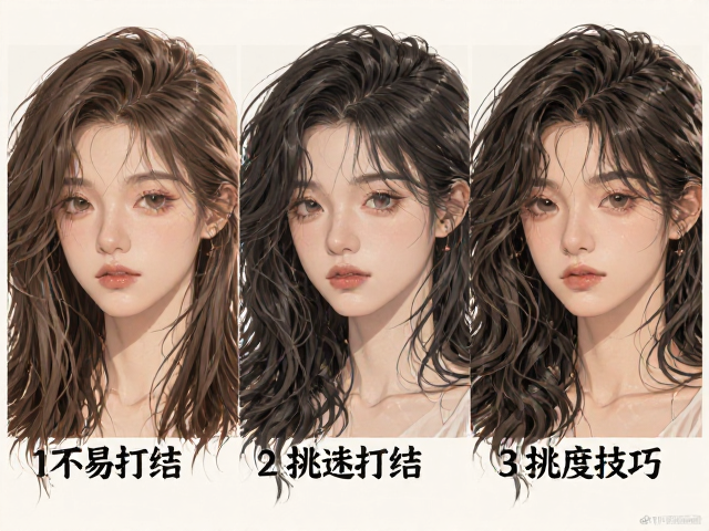 不易打结!3种颜色分类挑选技巧,行为观察教你选对发质