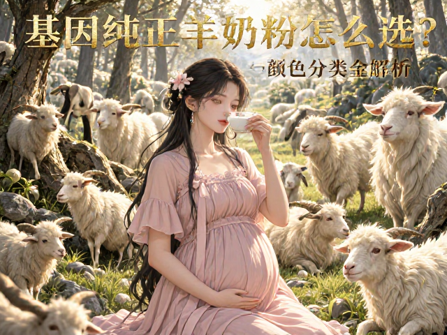 基因纯正羊奶粉怎么选?孕期营养搭配与颜色分类全解析