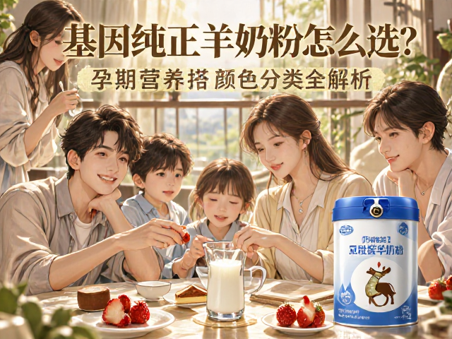 基因纯正羊奶粉怎么选?孕期营养搭配与颜色分类全解析