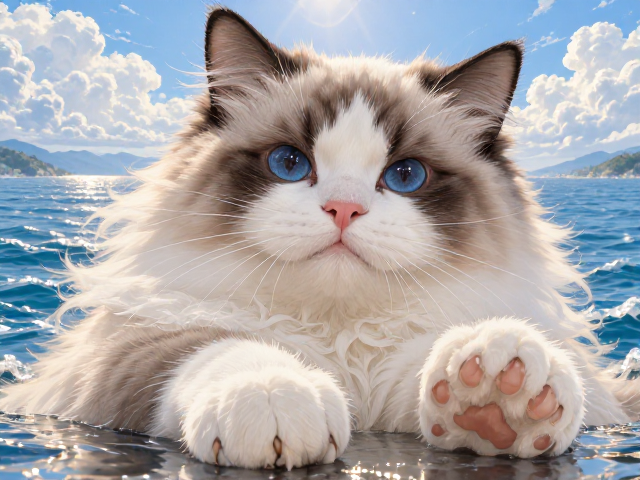海双布偶猫爪子大而圆？美国血统特征解析与选购指南