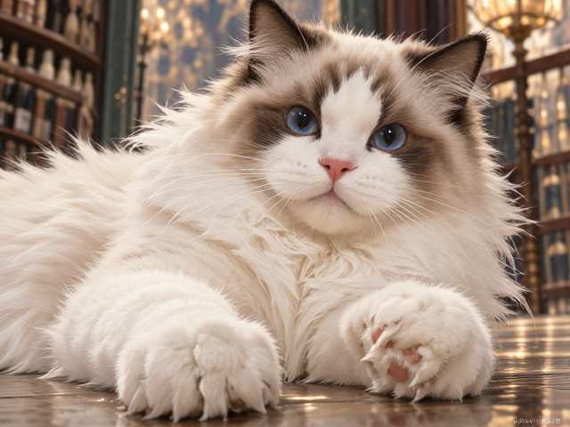 海双布偶猫爪子大而圆？美国血统特征解析与选购指南