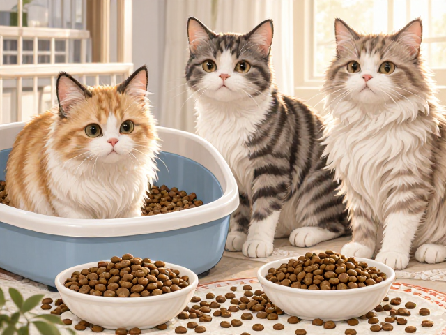 幼猫成猫粮怎么分？猫砂盆选型放置与饮食搭配全攻略
