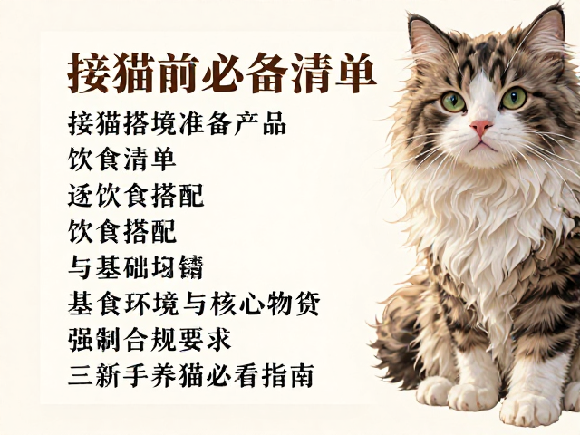 接猫前准备清单,饮食搭配与产后护理要点,新手养猫必看指南