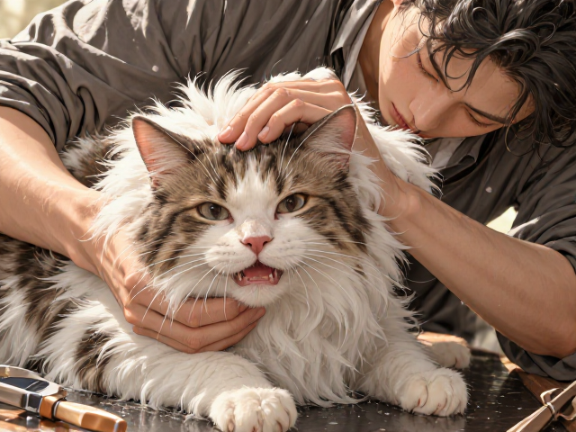 猫心肌病护理,梳毛去浮毛与猫砂选择全攻略