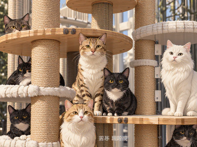 2025猫心肌病症高发?猫爬架垂直空间如何护心